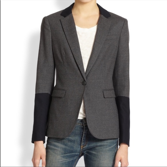 rag & bone Jackets & Blazers - Rag and Bone Wool Combo Blazer